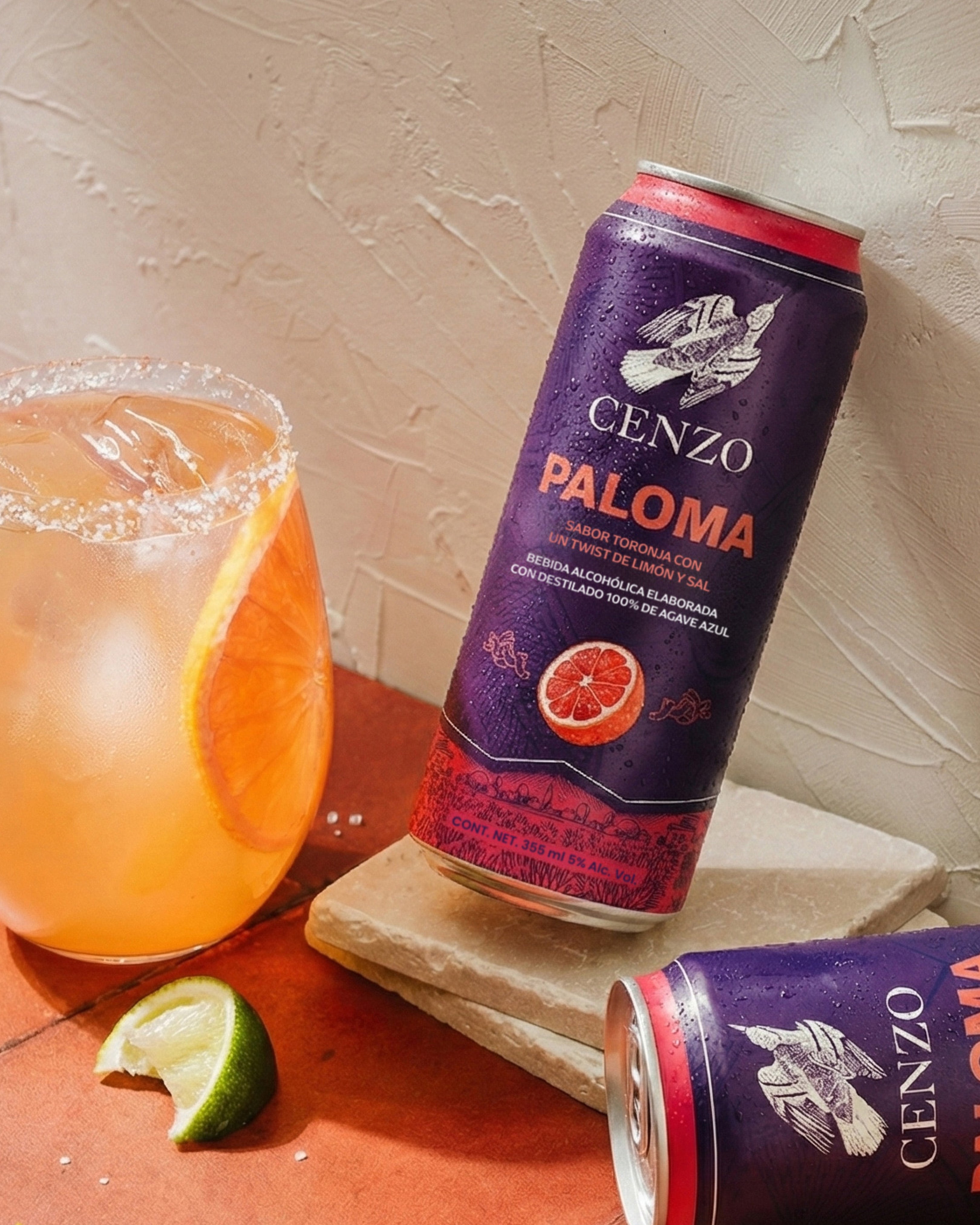 CENZO Paloma — Sabor Toronja con un twist de limón y sal