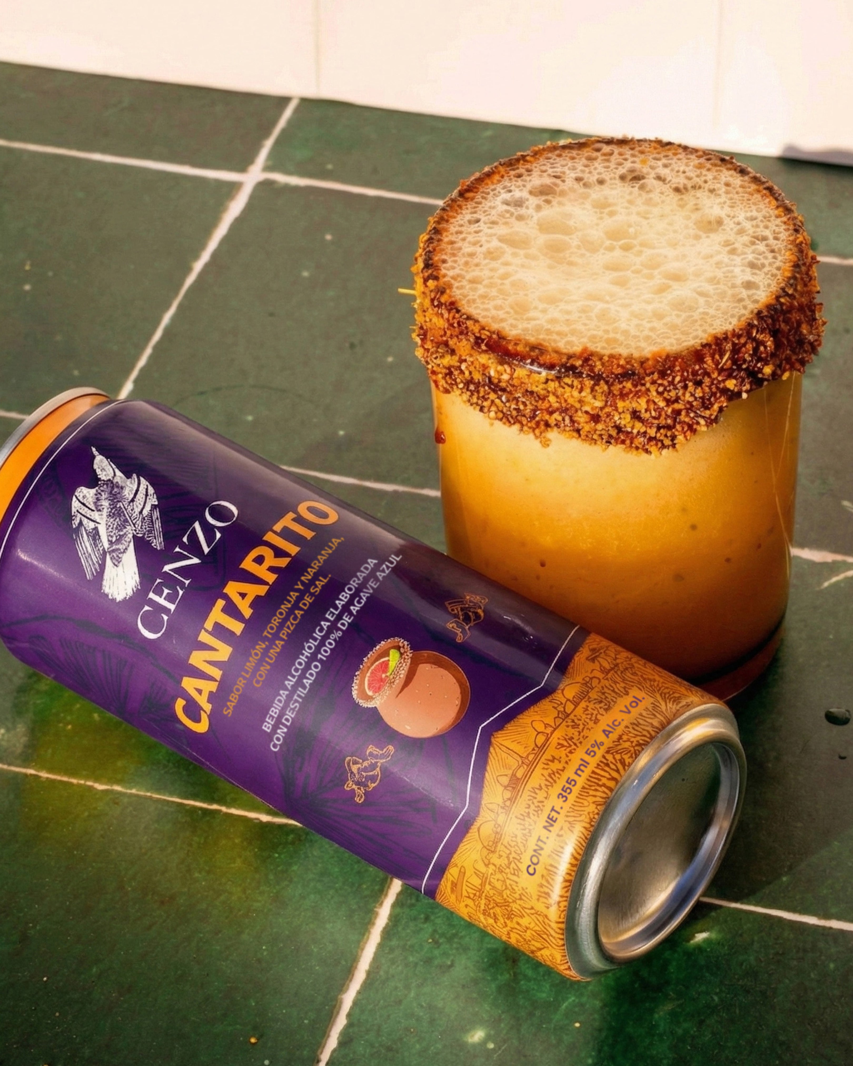 CENZO Cantarito — Sabor limón, toronja, naranja con una pizca de sal